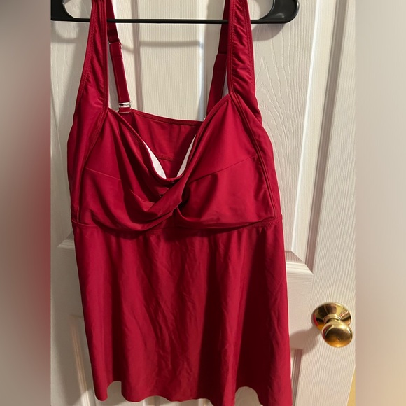 Other - Maroon bathing suit top size 24 NWT